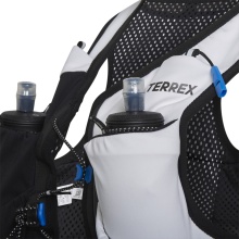 adidas Trail Running Vest Terrex (six pockets, whistle, reflective details) white/black